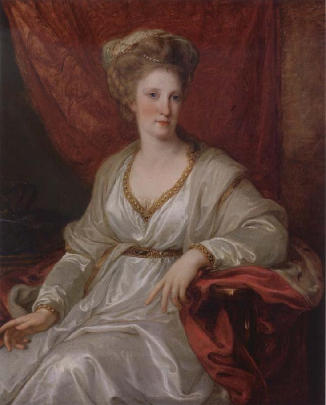 Angelica Kauffmann Bildnis Maria Karoline von Osterreich,konigin von Neapel China oil painting art